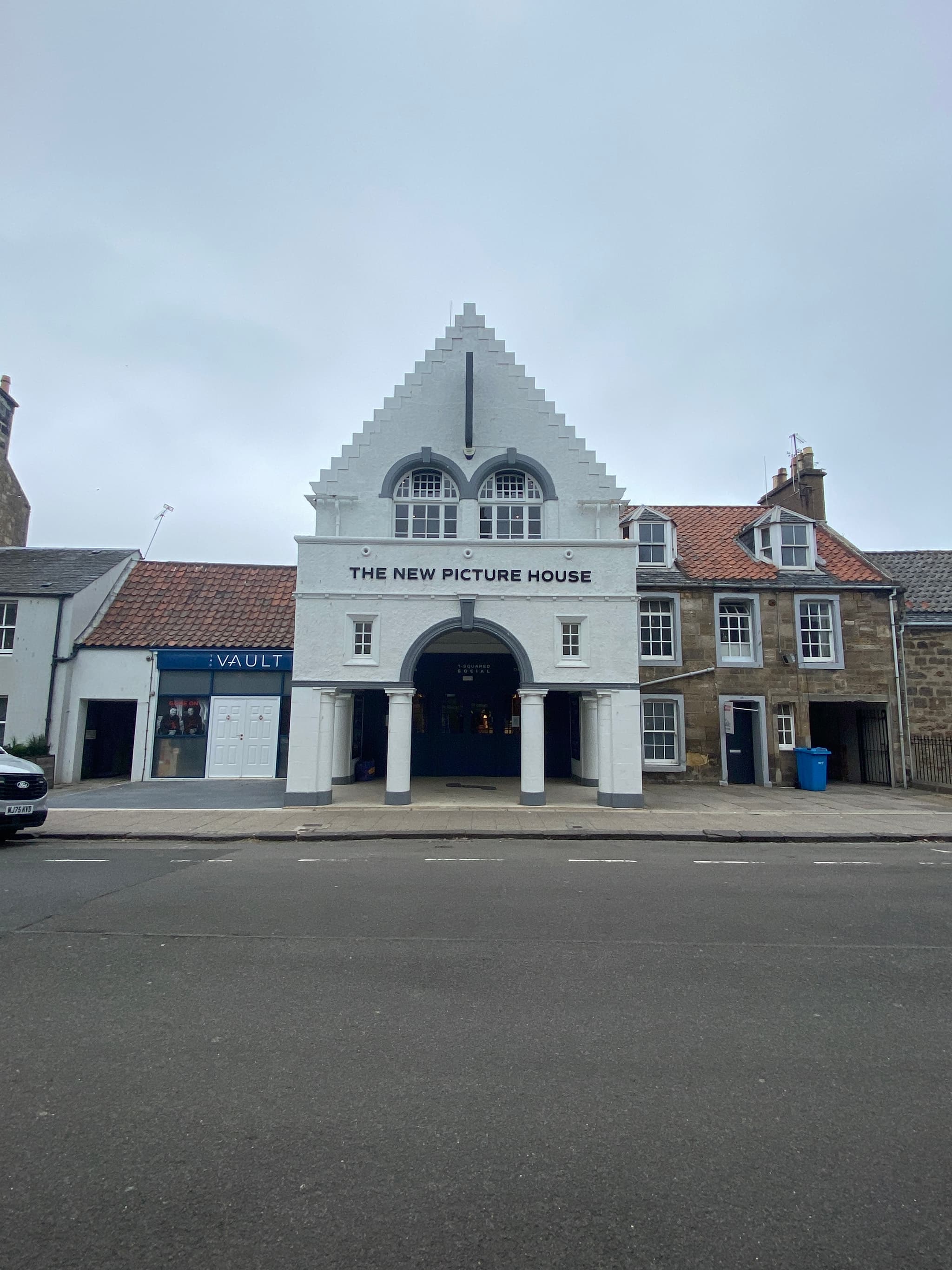 The New Picture House frontage, home to T-Squared in St Andrews
